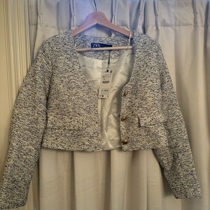 Zara Women's Tweed Blazer